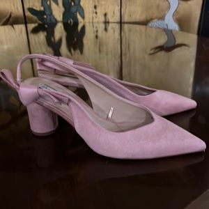Zara pink pumps